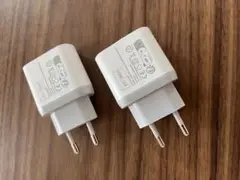 海外用 2個セット　USB充電器 2ポート ホワイト