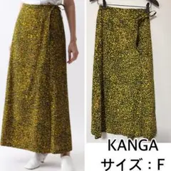 KANGA❤️バティックプリントラップスカート　カンガ
