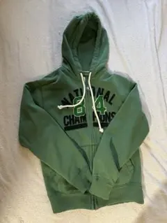 OLD NAVY zip hoddie green