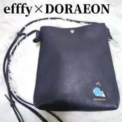 efffy × DORAEMON 黒ショルダーバッグ