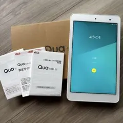 美品箱付 Qua tab01 KYT31 SIMフリー ホワイト