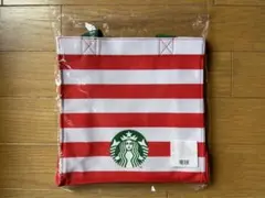 スターバックス タイ 2020 ホリデーシーズン限定 赤ボーダー トートバック