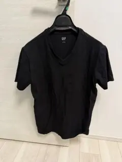 GAP 黒 Vネック Tシャツ ブラック
