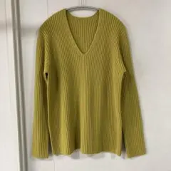 ニット セーター カラシ色