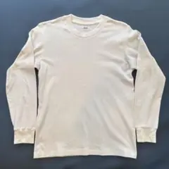 【未使用】ユニクロ　ソフトタッチクルーネックTシャツ　ホワイト　Мサイズ