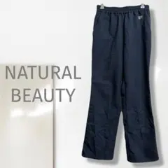 k【ナチュラルビューティー】イージーパンツ/美品 ウエストゴム 体型カバー 速乾