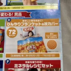 伊藤園 絶対もらえるキャンペーン☆ひんやりブランケット&枕カバー☆新品未使用