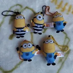 ミニオン ぬいぐるみマスコット 5体セット