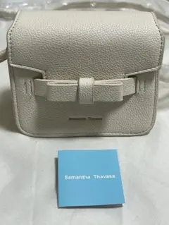 Samantha Thavasa リボン付きショルダーバッグ