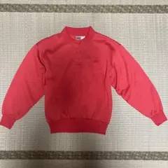 90s 銀タグ Nike ポロスウェット レッド