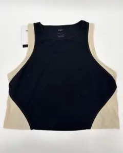 【NIKE】新品！タンクトップ　トレーニングウェア　ブラックベージュ　XL