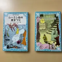 「ムーミン谷の冬」　　「ムーミン谷の夏まつり」　講談社青い鳥文庫　二冊