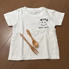 名前入り　みこ　miko 半袖　ティシャツ　スプーン　フォーク