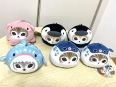 mofu rando 海の生き物にゃんおかおマスコット　6点