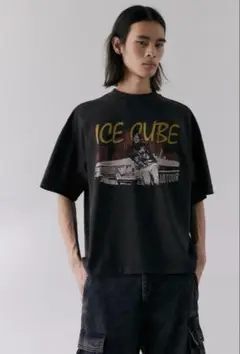 アイスキューブ　Tシャツ　オーバーサイズ フィットTシャツIce Cube