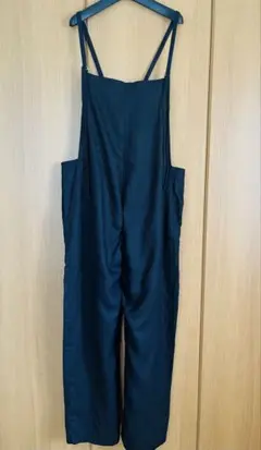 最終値下げ♡ミューニック♡リネン100％サロペット♡中古品♡ ブラック