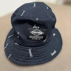 THRASHER スラッシャー　バケットハット ネイビー