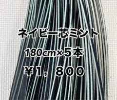 グラブレース　ネイビー芯ミント　180cm×５本