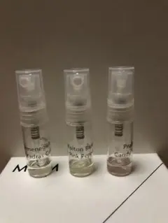 香水サンプル3点セット