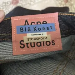 ①Acne Studios スキニーデニム ダークブルー 新品タグ付き