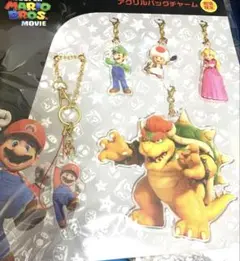 スーパーマリオムービー　アクリルバッグチャーム