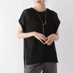 【新品・未使用】グローバルワーク スッキレイさらさら メッシュフレンチスリーブ