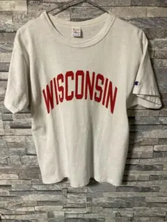 80s トリコタグChampion 「WISCONSIN」Tシャツ