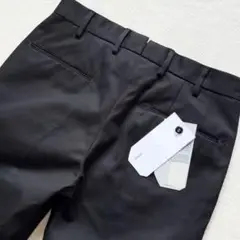 新品未使用タグ付き◎インコテックス テーパード ブラックパンツ チノパン 46
