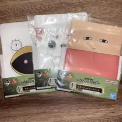 銀魂　一番くじ　F賞　ステーショナリーアソート　計3点