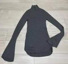 UNIQLO×マメクロゴウチ　グレー タートルネックセーター