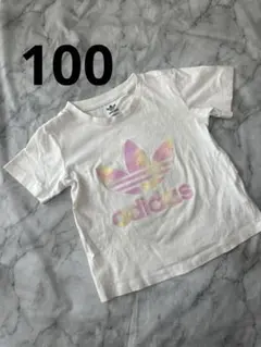 adidas originals アディダス ホワイト Tシャツ 半袖 100