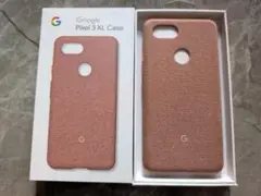 Google Pixel 3 XL Case ファブリックケース ピンク