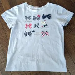 mezzo piano juniorリボンデザイン Tシャツ M