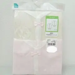 新品　半袖前開きロンパース