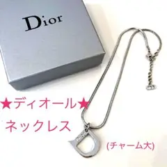 お値下げ❗️★Dior★ネックレス 人気のDトップチャーム大❗️❗️