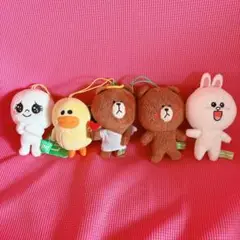 レア品！入手困難✨LINE FRIENDS キーホルダー 5体セット♡