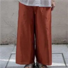 KROMALUDI Lining Pants Silk Cotton Satin