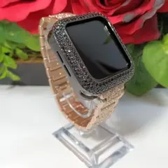 アップルウォッチ ベルト フレーム applewatch バンド カバー 高級