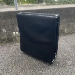 折りたたみベッド 黒 コンパクト収納 (ジャンク品です)