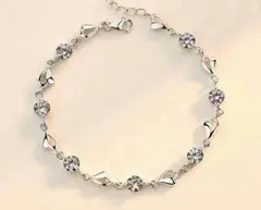 高級 逸品 ダイヤモンド ブレスレット プラチナ pt950ブレスレット897f
