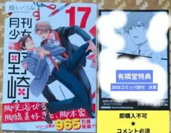 即購入不可★コメント必須「月刊少女野崎くん(17)」特典1付