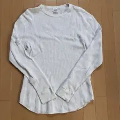 極美品 UNITED ATHLE ユナイテッドアスレ ロンT ワッフル生地 M