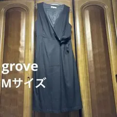9/6まで❗️grove ジャンバースカート ブラック Mサイズ