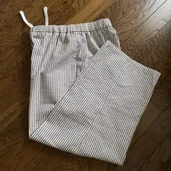 GALERIE VIE ストライプ ワイドパンツ
