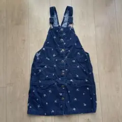 OSHKOSH B’GOSH ジャンバースカート　コーデュロイ　花柄