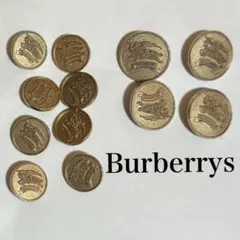 Burberrys バーバリー　ボタン/金ボタン　大中　合計12個　セット