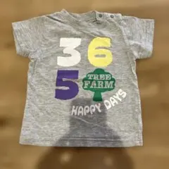 カラフルデザインTシャツ ★365 TREE FARM★サイズ90