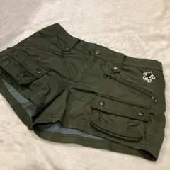 PEARLY GATES オリーブグリーン ショートパンツ　L ナイロン