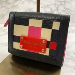 kate spade ケイトスペード 本革 レザー 二つ折り財布