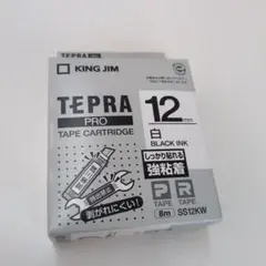 KING JIM テプラPRO テープカートリッジ SS12KW 12mm